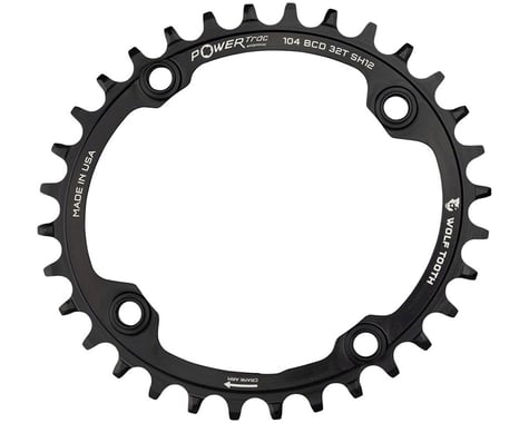 Wolf Tooth Components Elliptical Chainring (Black) (104mm BCD) (Drop-Stop ST) (Single) (34T)
