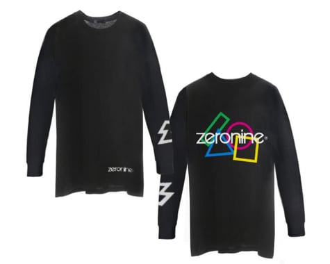 Zeronine Geo Cluster Long Sleeve BMX T-Shirt (Black) (S)