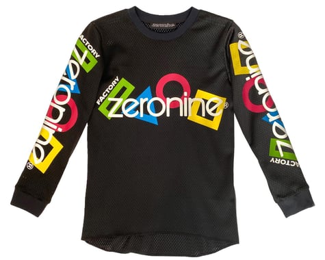 Zeronine Youth Mesh BMX Racing Jersey (Black) (Youth S)