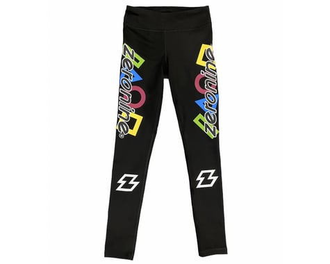 Zeronine Youth Compression Knit Race Pants (Black) (Youth XS)
