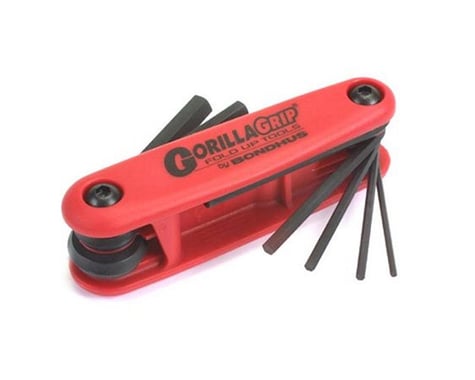 Bondhus Gorilla Grip 2-8mm Folding Hex Key Set