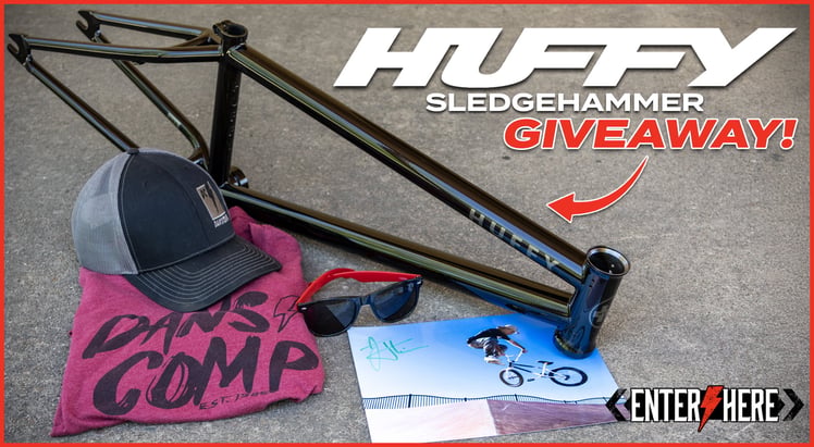 Huffy Sledgehammer BMX frame giveaway.