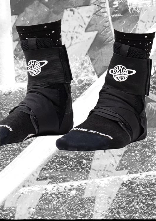 Image: BMX ankle guards.