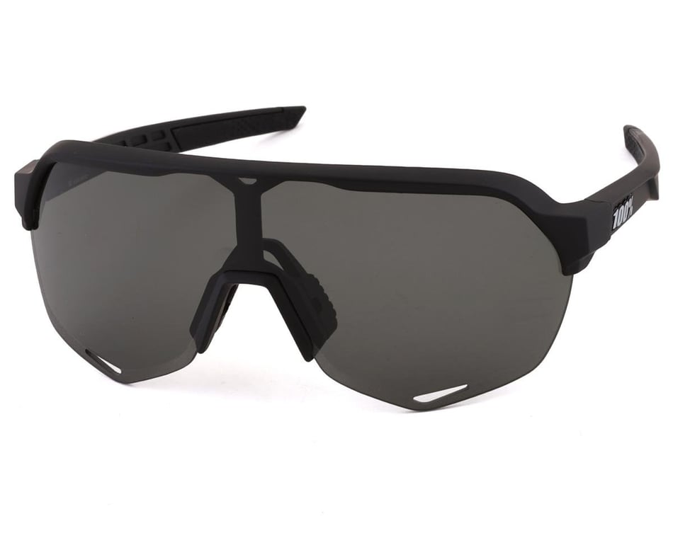 100% S2 Sunglasses (Soft Tact Black) (Smoke Lens) - Dan\'s Comp