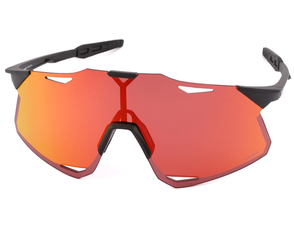 100% Hypercraft Sunglasses, Black/Red