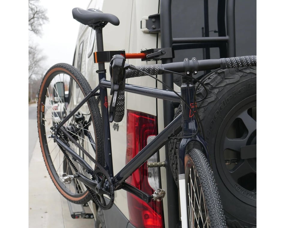 Black best sale bike stand