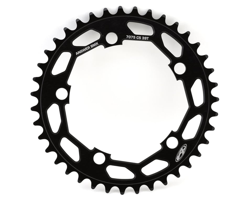 Answer Typhoon C5 5-Bolt Chainring (Black) (39T) - Dan's Comp