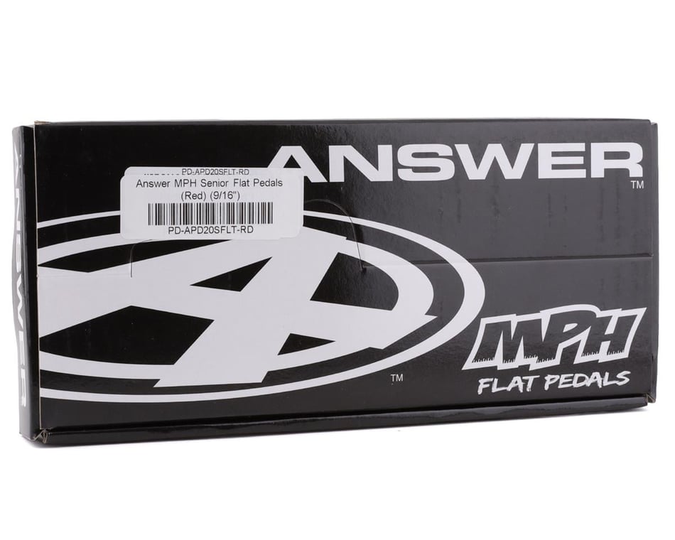 Answer MPH Senior Flat Pedals (Red) (9/16