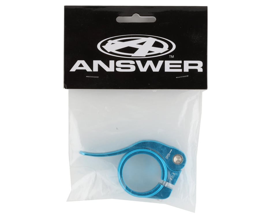 Answer Quick Release Seat Clamp (Light Blue) (31.8mm) - Dan's Comp