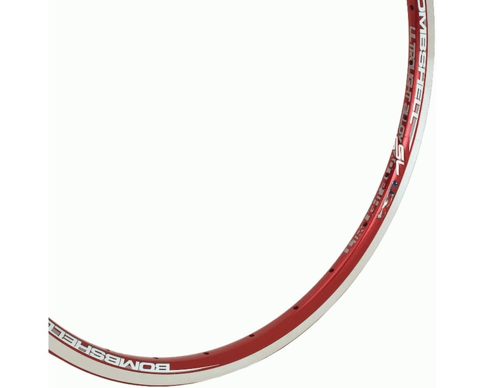 Bombshell SL Mini Rear Rim Red 28H Presta 20