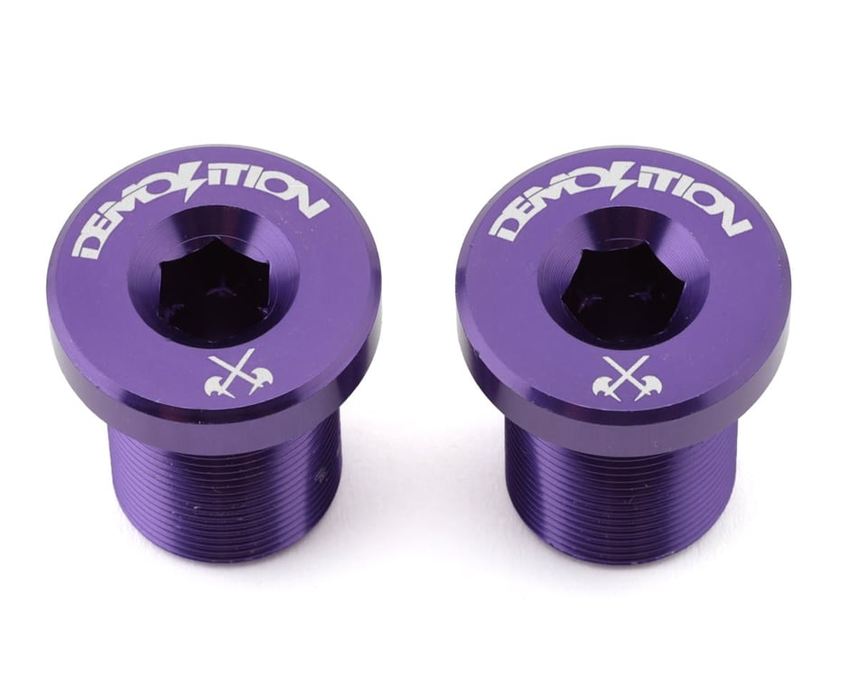 Demolition Revolt 24mm Cranks (Black/Purple Splatter) - Dan's Comp