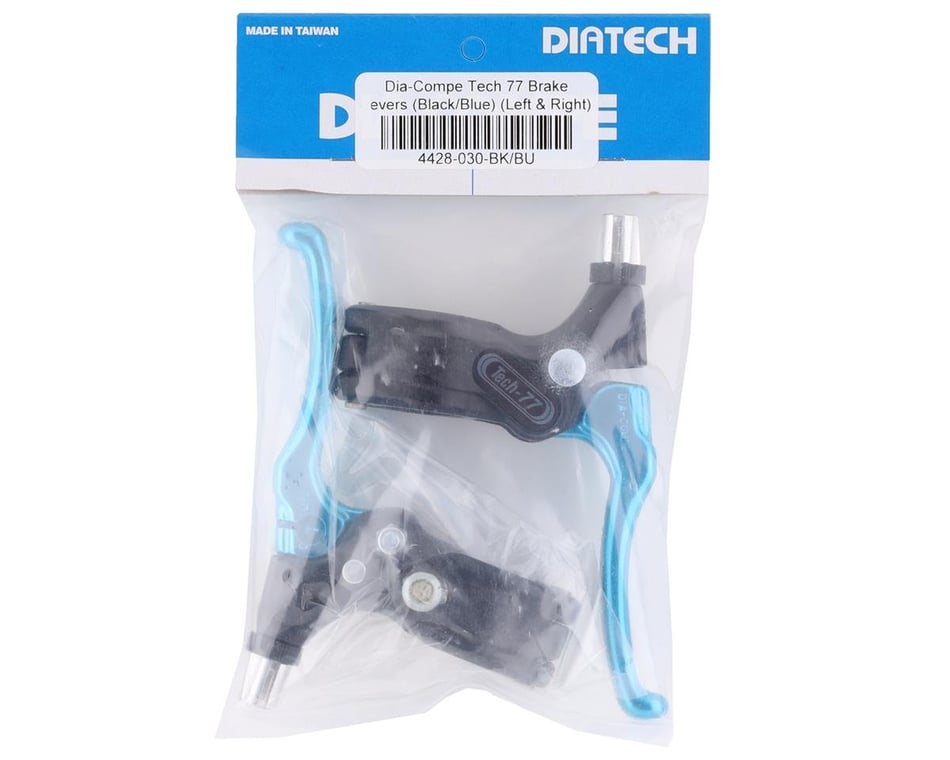 Dia-Compe DiaCompe 182s2 Tech77 w/ Thumblock Stopper Brake Lever Set , Black , DP2527