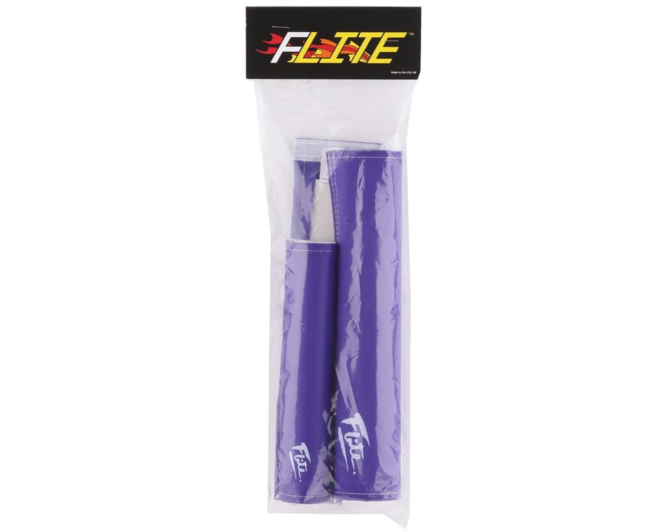 Flite 80's Logo BMX Pad Set (Purple) - Dan's Comp