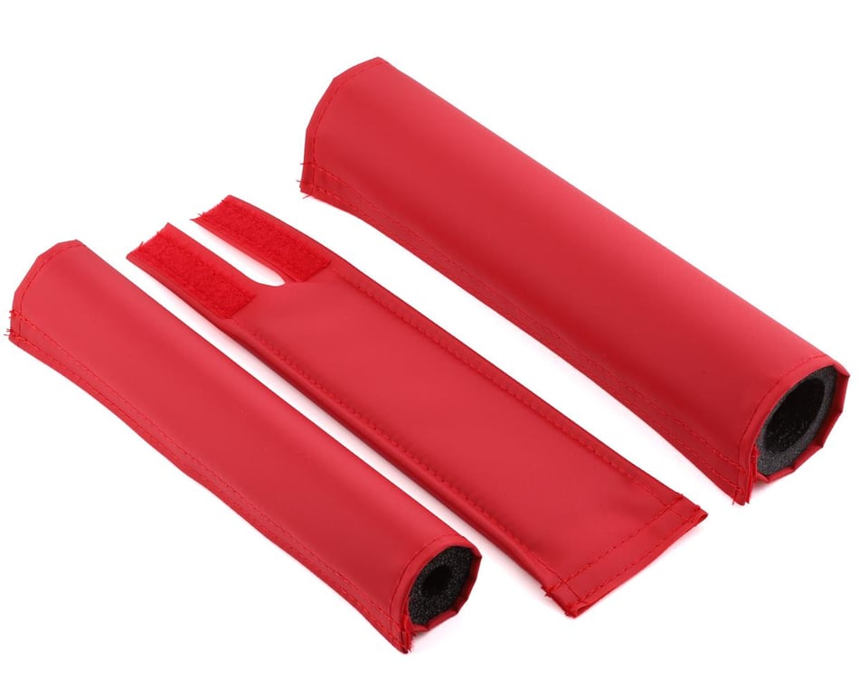 Flite Blank BMX Pad Set Red Extra Wide Bar Dan s Comp