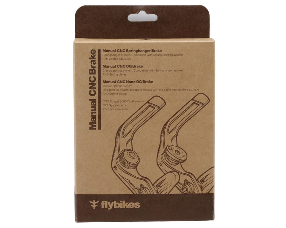 Flybikes Manual CNC OG U-Brake (Flat Black/Black) - Dan's Comp