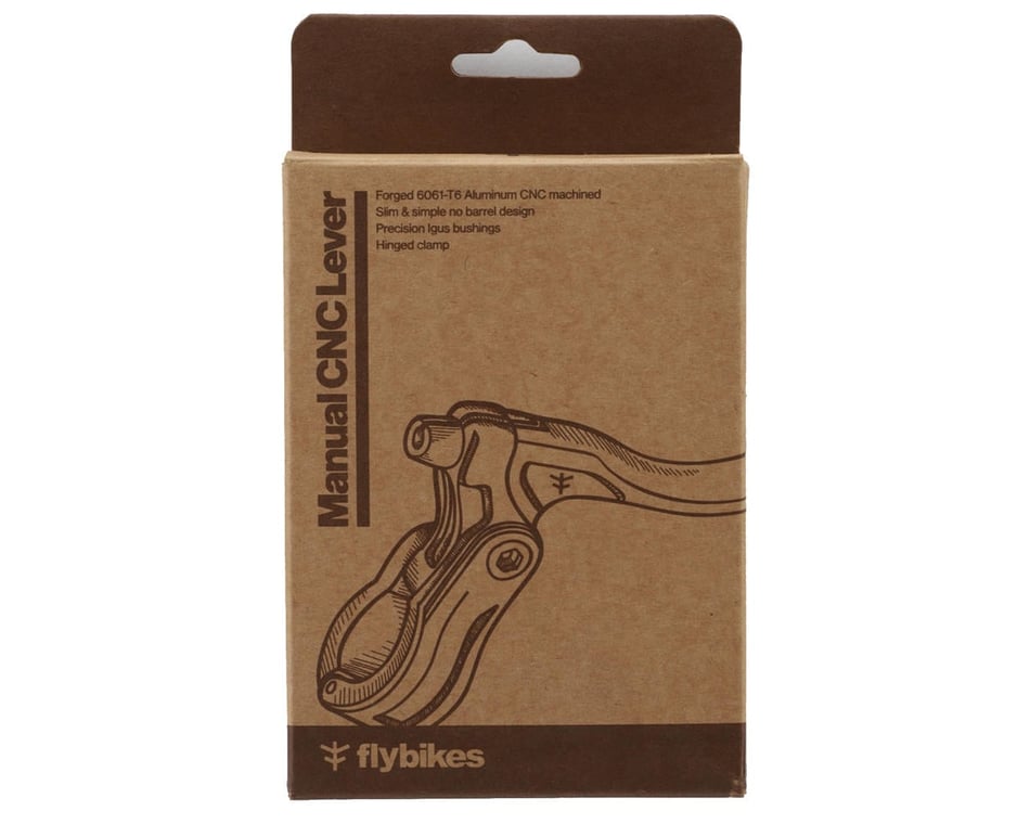 Flybikes Manual CNC Brake Lever (Flat Black) (Left) - Dan's Comp