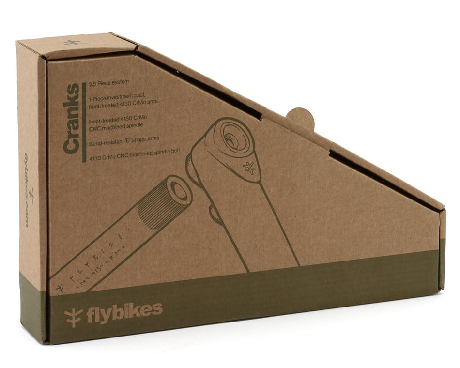 Flybikes Dolmen II 24mm Cranks (Flat Black) (175mm) - Dan's Comp