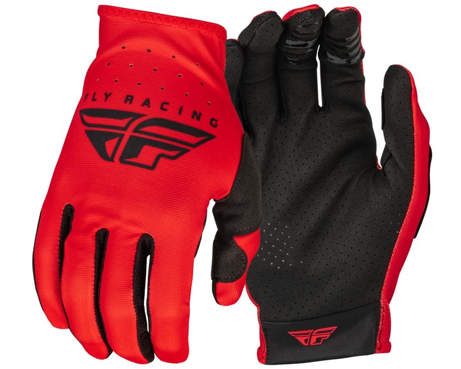 Fly Racing Lite Gloves (Red/Black) - Dan's Comp