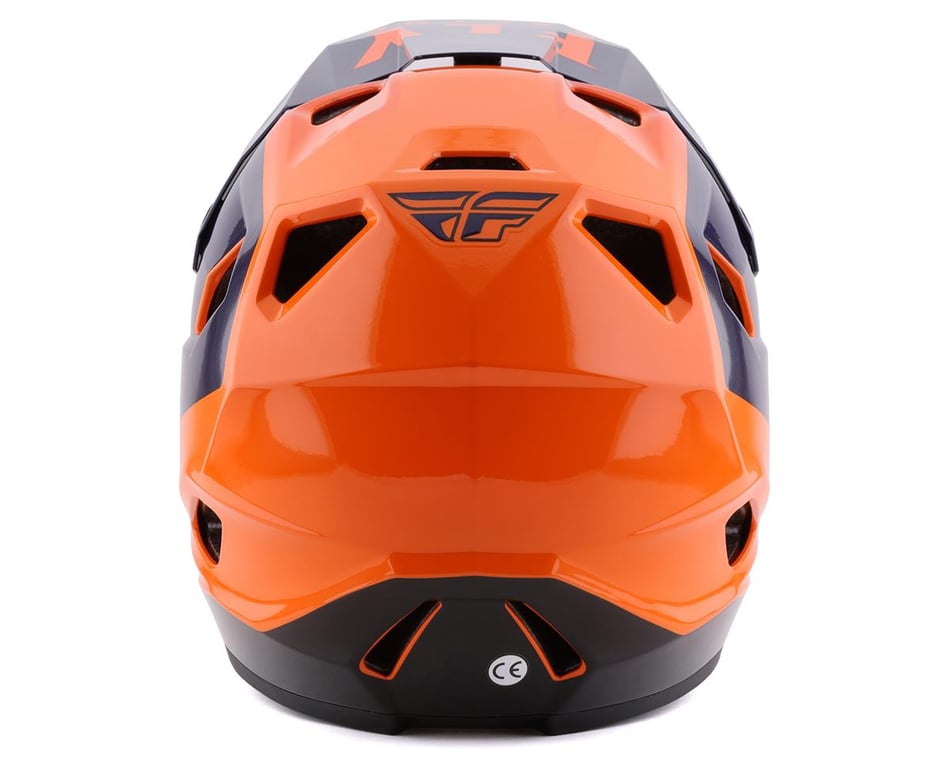 Fly Racing Youth Rayce Helmet (Navy/Orange/Red) (Youth M)