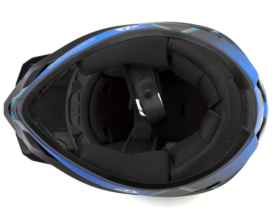 Fly Racing Rayce Repeat Full Face Helmet (Black/Blue) (L) - Dan's Comp Fly Racing Rayce Repeat Full Face Helmet (Black/Blue) (L) - Dan's Comp