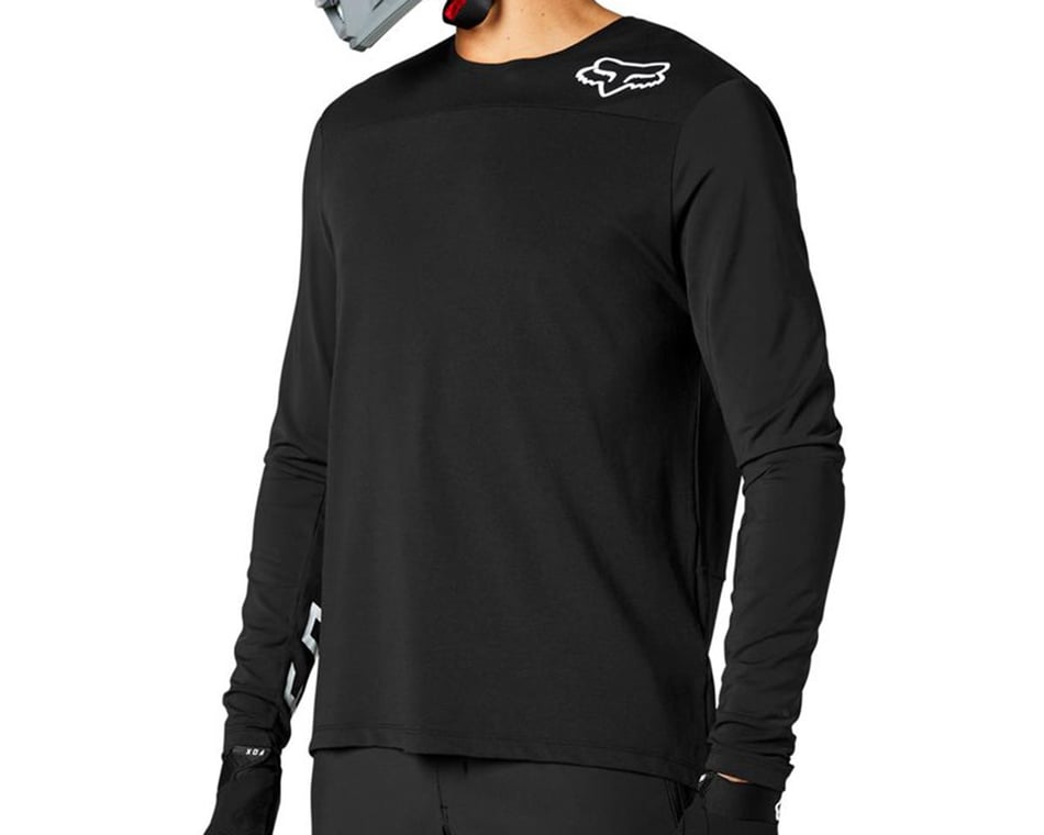 Fox Racing Defend Delta Long Sleeve Jersey (Black) (S) - Dan's Comp