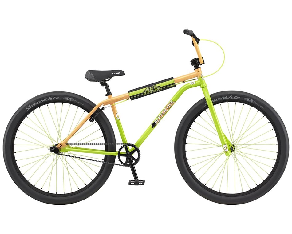 GT 2021 Performer 29 BMX Bike 23.5 Toptube Peach Slime Lime Fade Dan s Comp