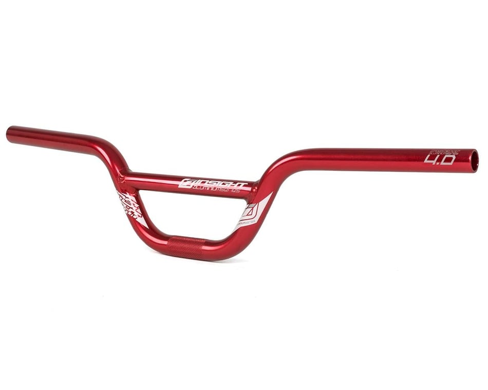 Red bmx store handlebars