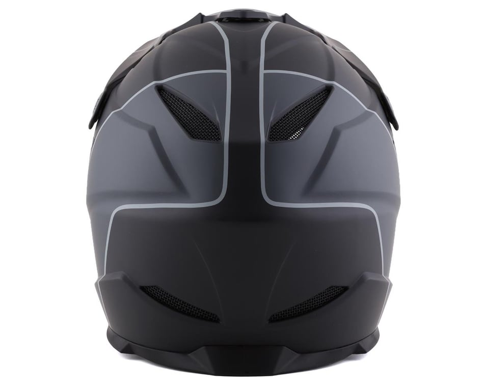 Kali Zoka Stripe Full Face Helmet (Matte Black/Grey) (M)