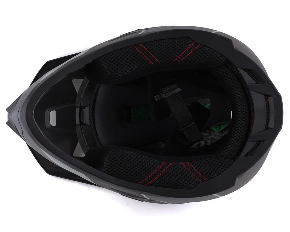 Kali Zoka Stripe Full Face Helmet (Matte Black/Grey) (L) - Dan's Comp