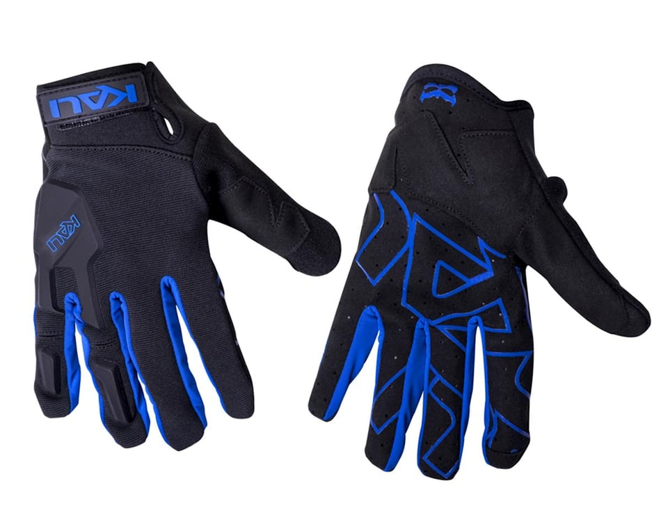 Blue discount bike gloves