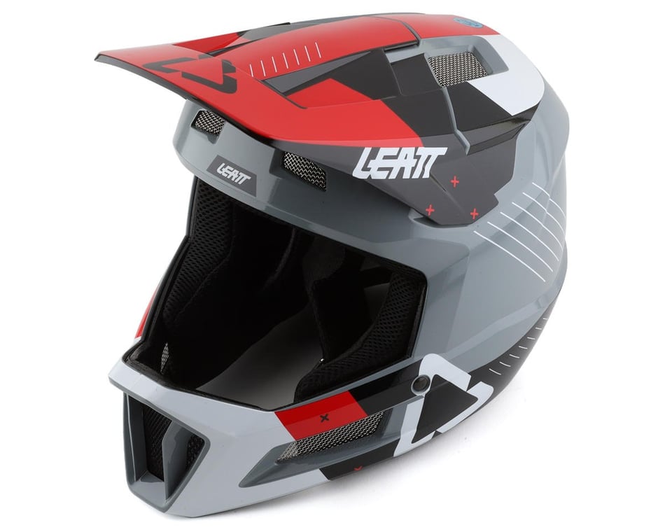 Reageren Geroosterd Bisschop Leatt MTB Gravity 2.0 Men's Full Face Helmet (Titanium) (XL) - Dan's Comp