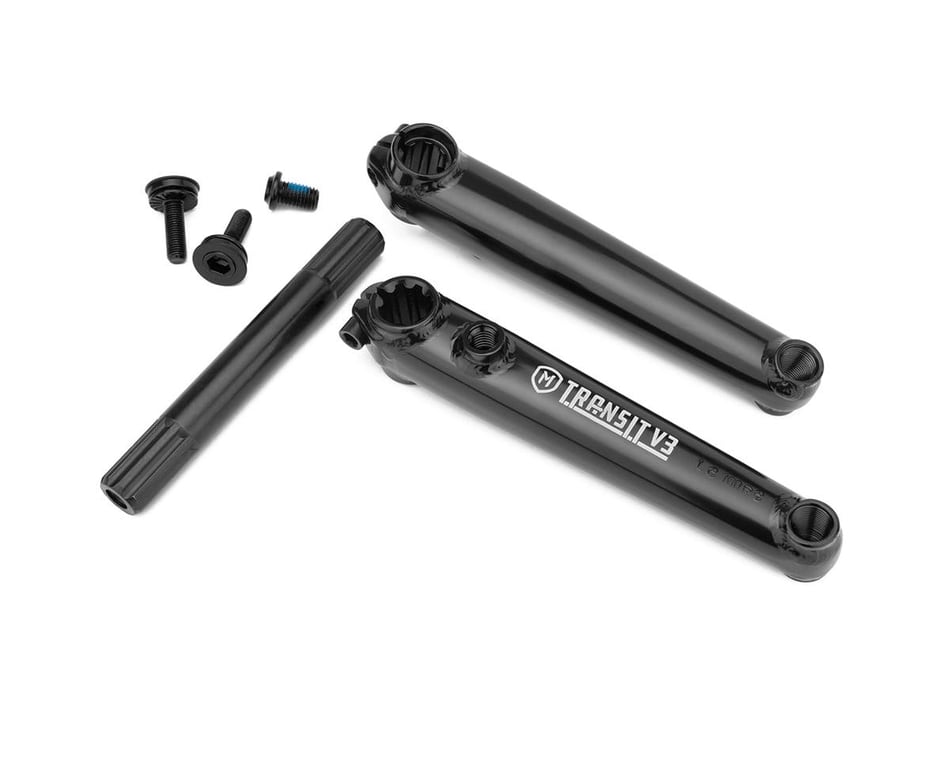 パーツ Mission Transit V3 Crank Set 160mm Mission Transit V3 Cranks (Black) (160mm) - Dan's Comp
