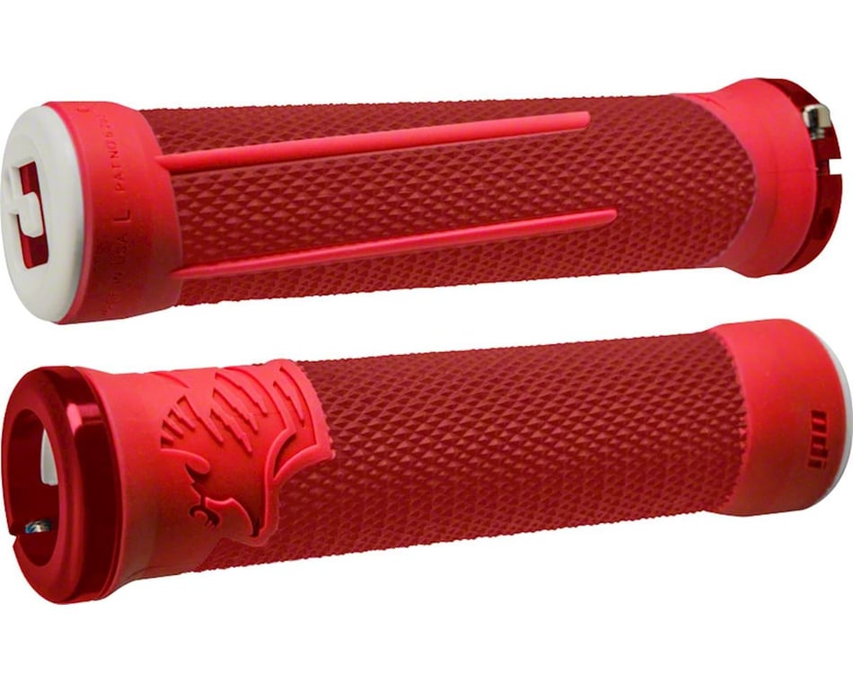 ODI AG2 Lock-On Grips (Red/Fire) (135mm) - Dan's Comp