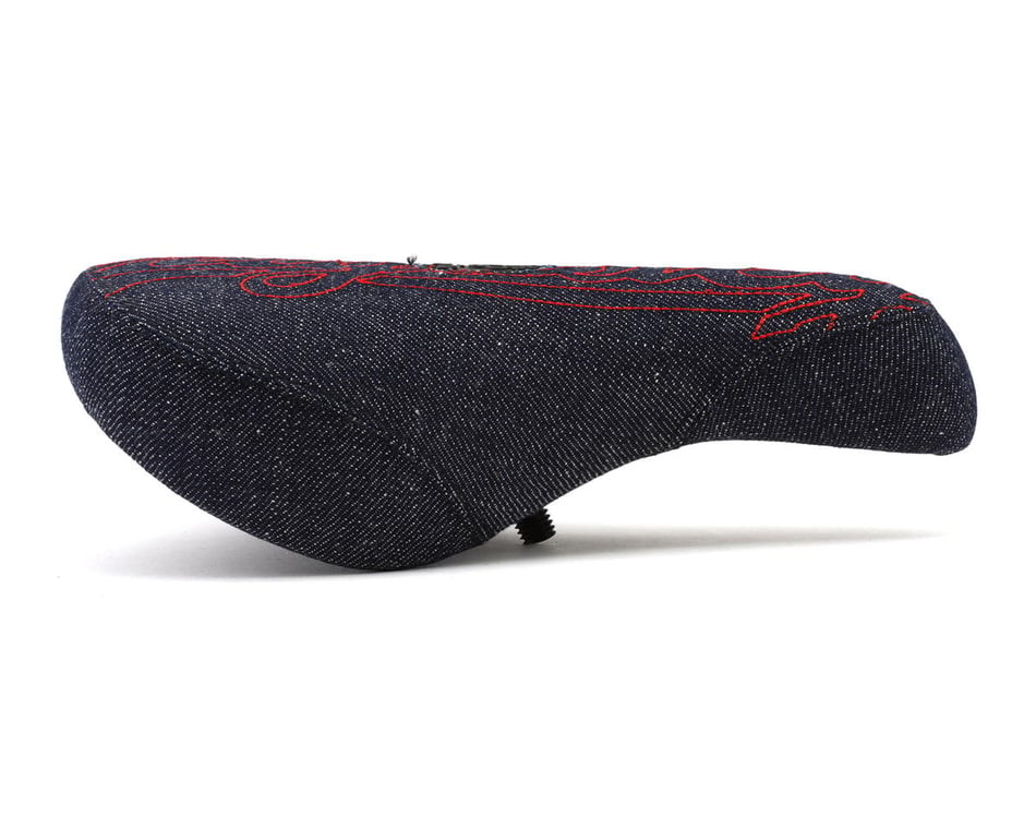 Odyssey Big Stitch Pivotal Seat (Fat) (Blue Denim/Red) - Dan's Comp