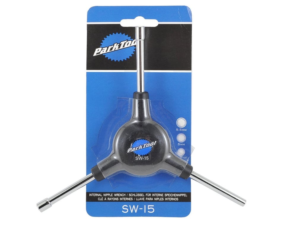 Park Tool SW-15C Three Way Internal Nipple Wrench Nipple Drivers Spoke 