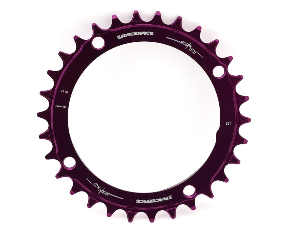 たこりんぐ Race Face Narrow-Wide Chainring (Purple) (1 x 9-12 Speed) (104mm
