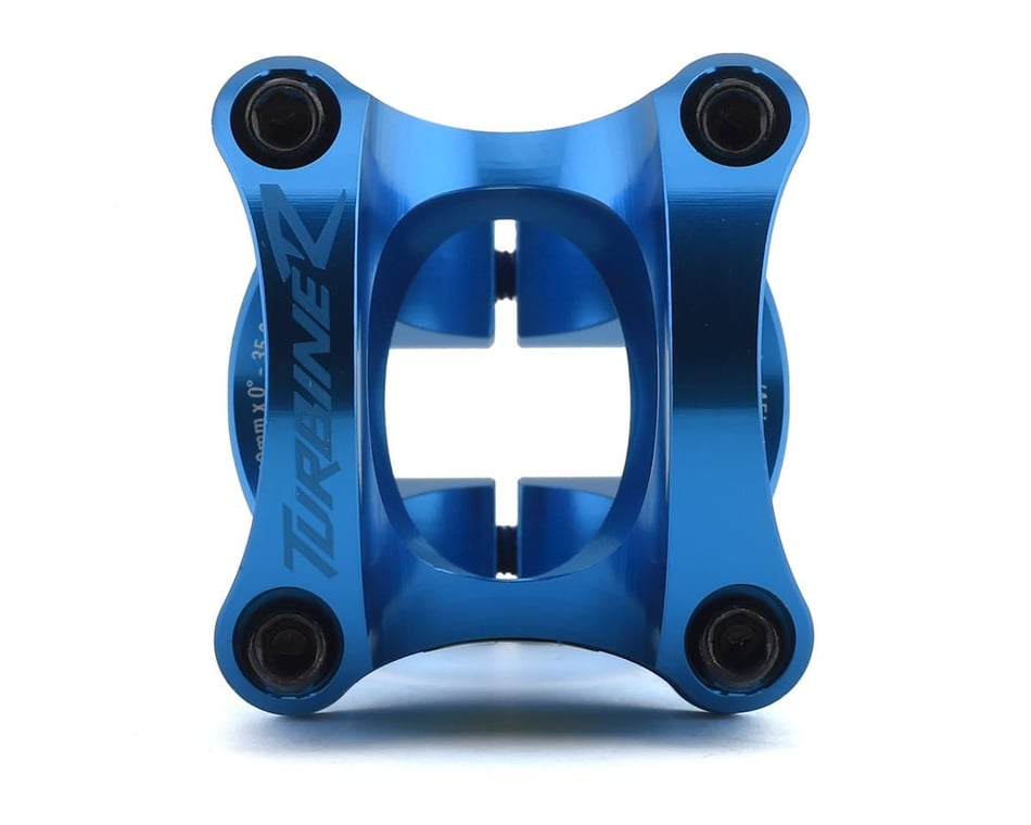 Potence De Vélo Race Face - 35 Mm, Longueur 40 Mm, Bleu, Sans Filetage (Threadless)