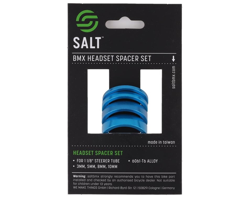 Salt Headset Spacer Set (Blue) (1-1/8)