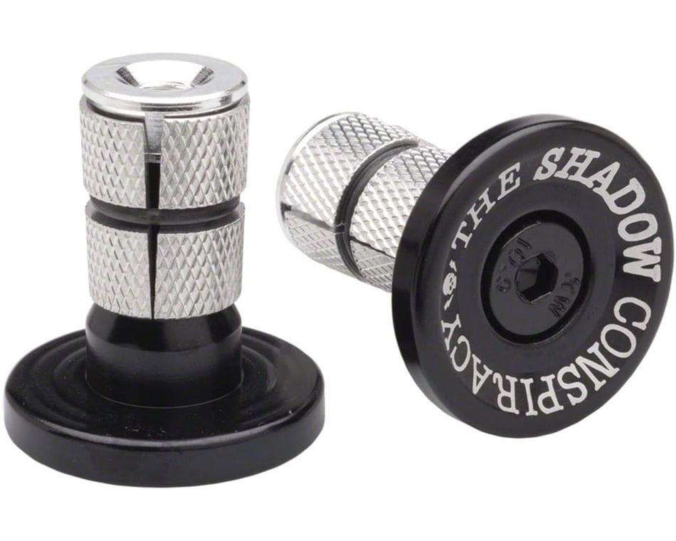 The Shadow Conspiracy Deadbolt Alloy Bar Ends (Black) (Pair