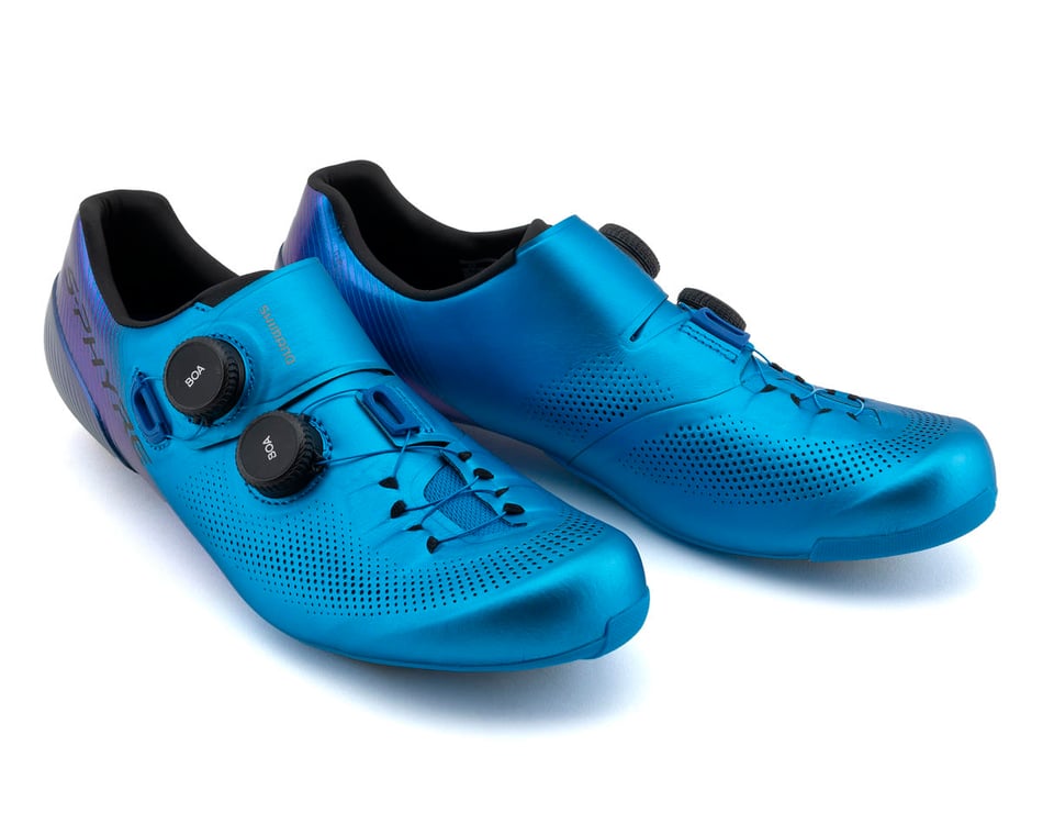 Shimano SH-RC903E S-PHYRE Road Cycling Shoes (Blue) (Wide Version) (43)  (Wide)