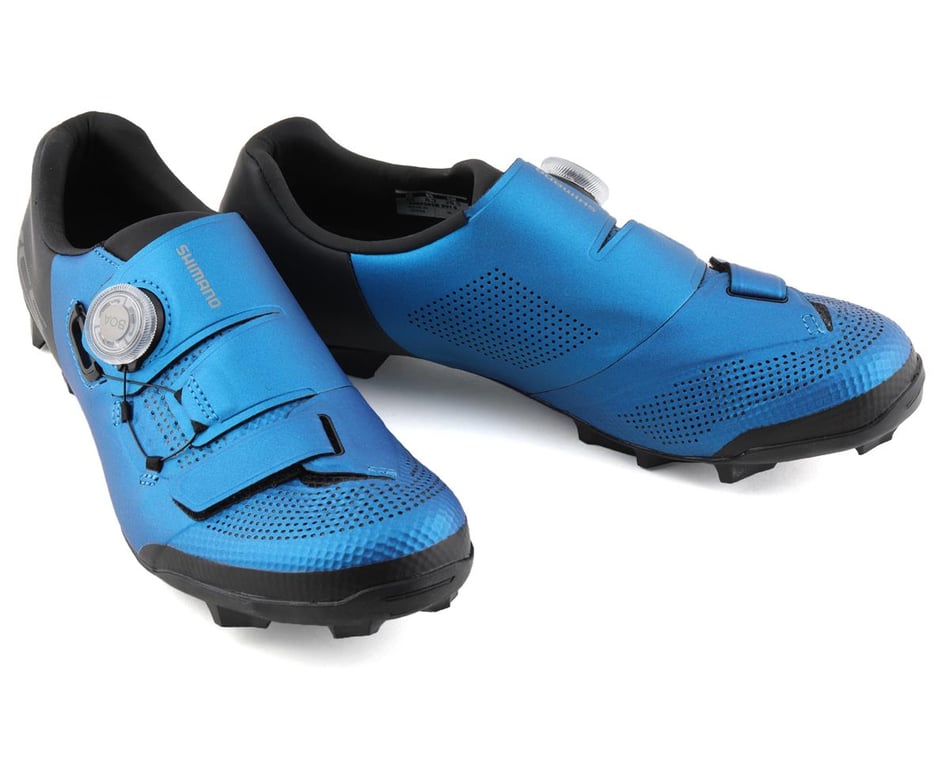 Shimano XC5 Mountain Bike Shoes Blue Standard Width 46