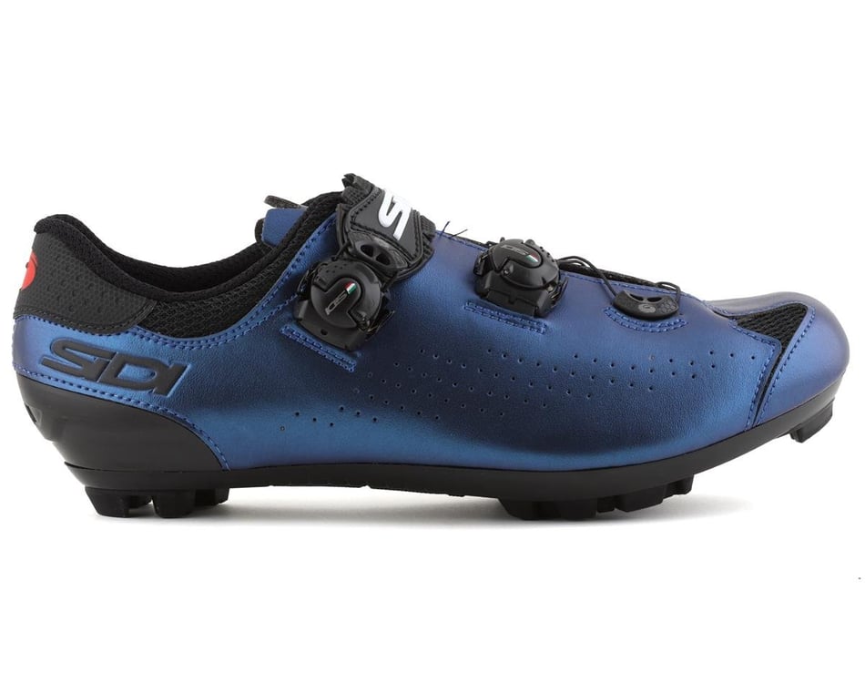 Blue sidi cycling shoes on sale