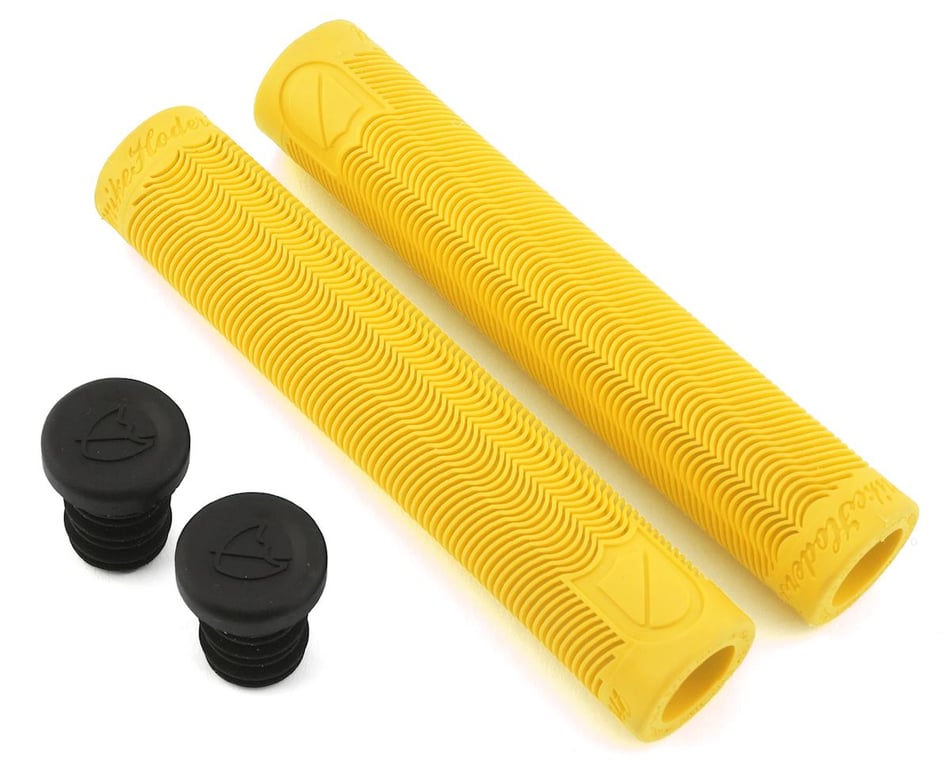 S&M Hoder Grips Yellow 160mm Length Super Soft BMX Bicycle Grips 