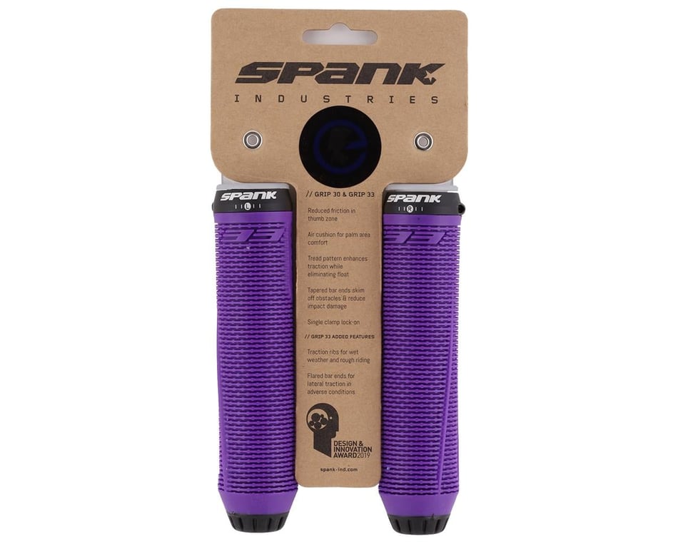 Spank Spike 33 Lock-On Grips (Purple) - Dan's Comp