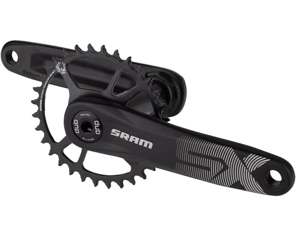 SRAM SX Eagle DUB Crankset (Black) (w/ X-Sync 2 DM Steel Chainring) (175mm)  (32T) (1 x 11/12 Speed)