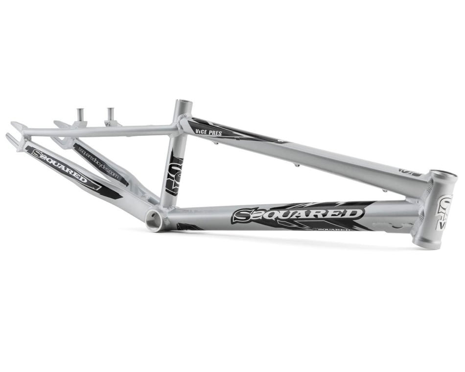 Silver sales bmx frame