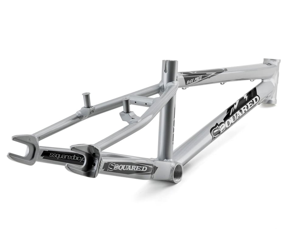 SSquared VP BMX Race Frame Silver Black Pro XXL Dan s Comp