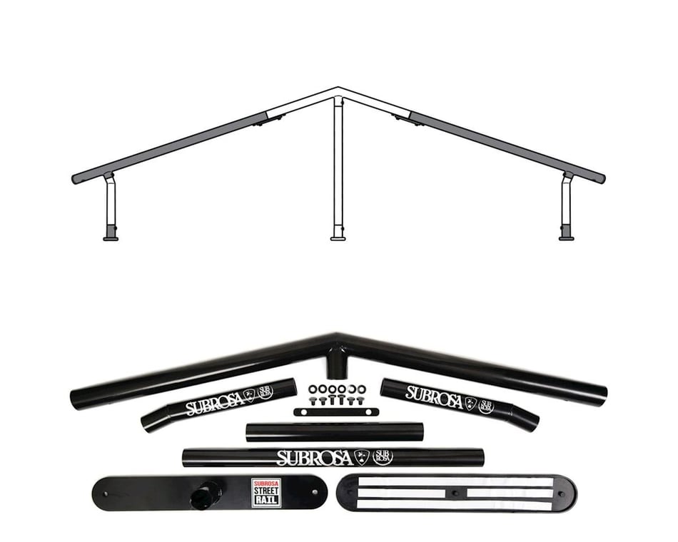 Subrosa Street Rail A Frame Kit Black Dan s Comp