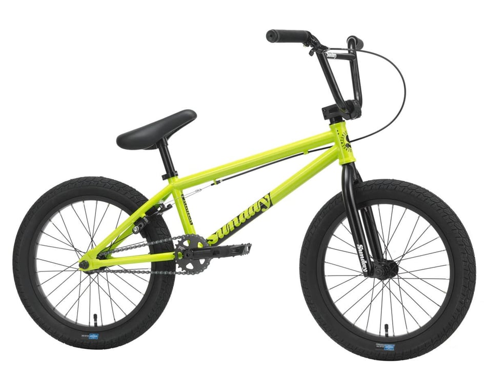 Sunday Primer 18 BMX Bike 18.5 Toptube Bright Yellow