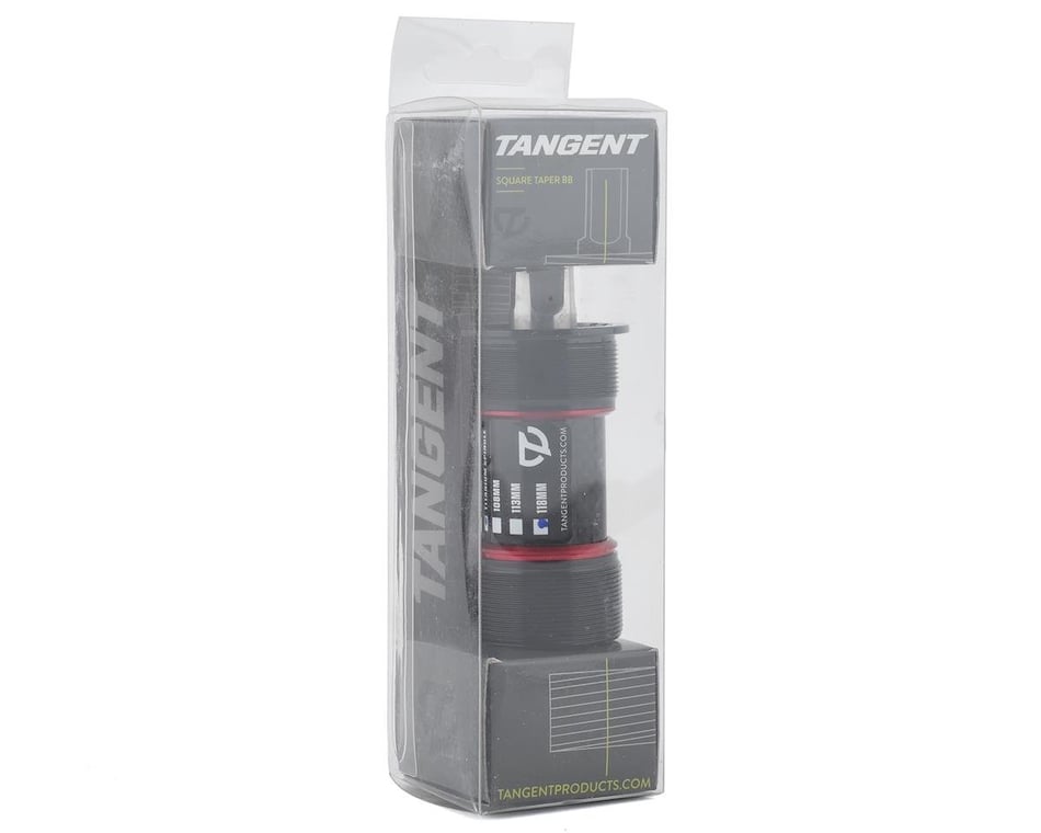 Tangent Square Bottom Bracket (Black) (Titanium) (118mm)